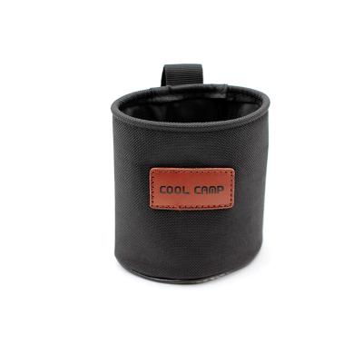 China Portable Outdoor Chair Side Cup Holder Camping Storage Fishing Bag For Wine Bottle for sale