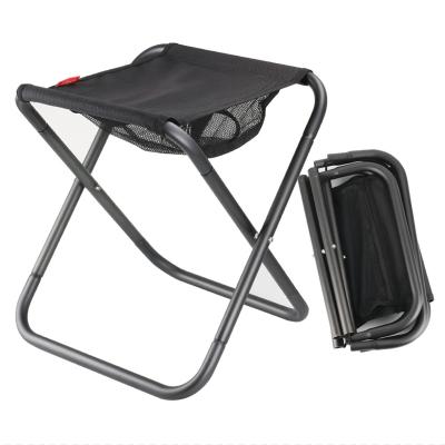 China Other Small Aluminum Lightweight Portable Folding Folding Fishing Chairs Metal Travel Collapsible Camping Stool For Relaxing for sale