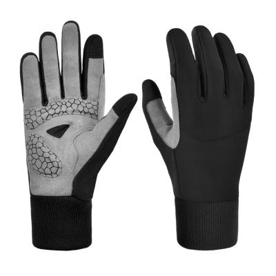 China New Wear-resistant/Warm/Windproof Fashion Outdoor Sports Full Finger Cycling Cycling Gloves With Anti-slip Cuff OEM Elastic Screen Touch Gloves for sale