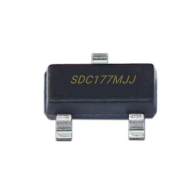 China High Sensitivity Released Hall Switch Detector Bipolar Hall Sensor IC SDC177MJJ SOT23-3 Hall Effect Sensor Chips 3.5V-20V contact customer service new for sale