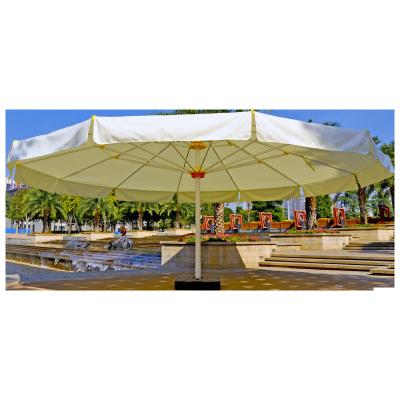 China 7M Big Size Heavy Lawn Modern Huge Outdoor Parasol Garden Parasol Commercial Umbrellas For Cafe Restaurant for sale