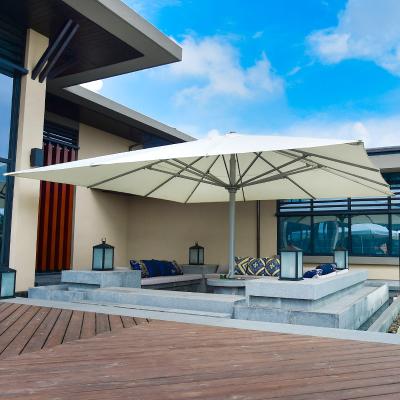 China Modern Outdoor Garden Umbrella For Parasol Restaurant Cafe Outdoor Gastro Umbrellas Parasol Umbrella With Crank for sale