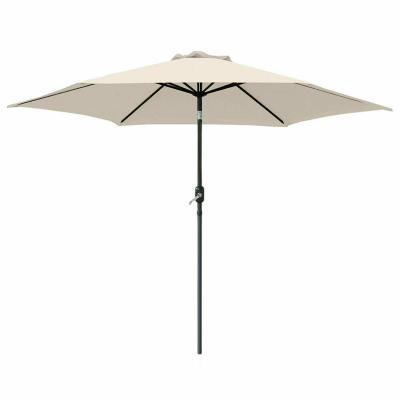 China Modern Garden 2.5M Sun Shade Outdoor Patio Umbrella Crank Tilt Garden Parasol for sale