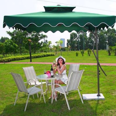 China Contemporary Wholesale Cheap Price Patio Cafe Used Iron Key Umbrella Parasol for sale