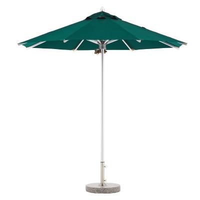 China Outdoor Aluminum Garden Umbrella Center Pole Umbrella Beach Patio Shade Parasol Sun Umbrella for sale