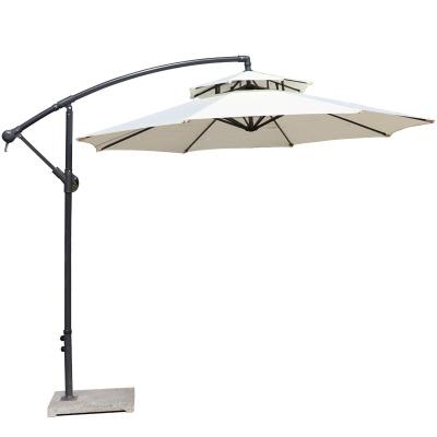 China Parasol Customized 2.7m Beach Banana Umbrella Sun Umbrella Sun Umbrella Steel Outdoor Garden 3m for sale