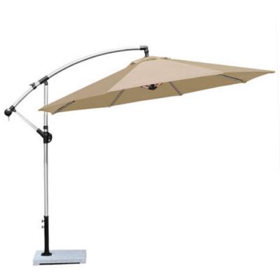 China Aluminum Cantilever Double Canopy Sun Shade Garden Umbrellas Patio Umbrella 11ft Waterproof Outdoor Beach Umbrella for sale