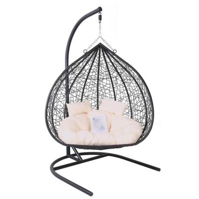 China 2021 Strong Outdoor Swing Seat Rattan Furniture For Hanging Swing Chair Patio Hanging Swing Chairs for sale