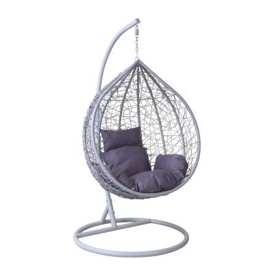 China Contemporary Most Popular Outdoor Swing Chair Furniture Egg Rattan Indoor Hanging Chair for sale