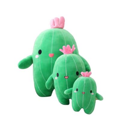 China Cactus Super Soft Green Super Soft Squishy Pillow Stuffed Plush Toy for sale