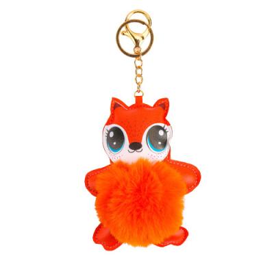 China 6 Colors Animals Cute Cute Plush Key Chain Customized High Quality Plush Customized Key Chain for sale