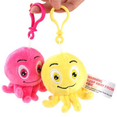 China Cute Animals Plush Octopus Key Chain Customized Customized High Quality Plush Key Chain for sale