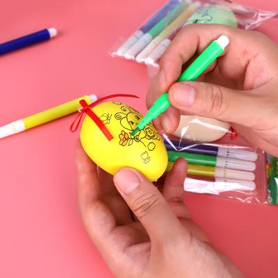 China Hand Creative Graffiti Cartoon Toy Art Egg Educational Toys Children DIY Cartoon Toys for sale