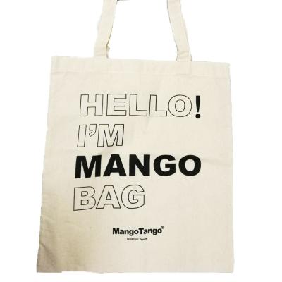 China 100% eco-friendly canvas tote shopping bags 31 x 36 cm for sale