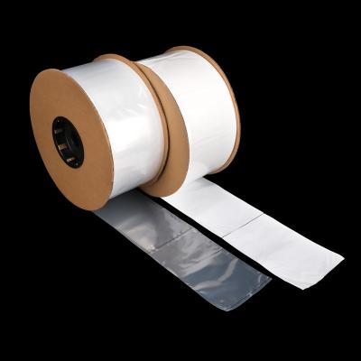 China Aseptic reflective polyester film plastic continuous roll bag for supermarkets pre opened poly bags film rolls for sale