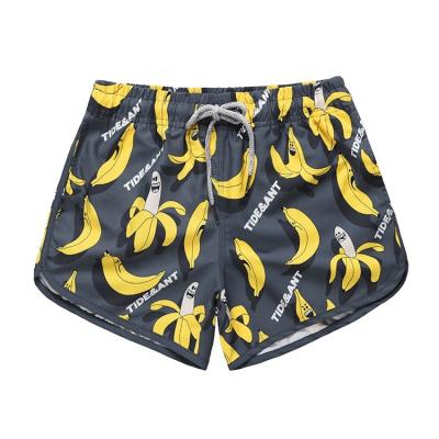 China Fashion Style Customization QUICK DRY Trunks Swimming Manufacturer Beachwear Beach Banana Style Shorts for sale