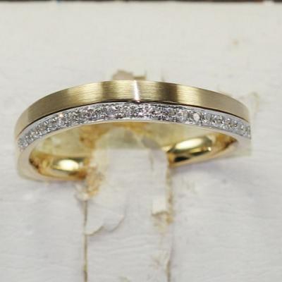 China The Other Newcomer 2023 Marry Ring18K Yellow Gold Wave Formed Ring Male Ring Marry Ring for sale