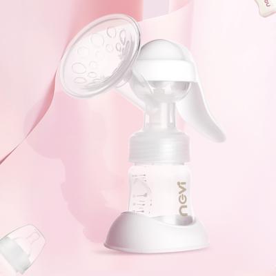 China Low Price 140ml Silicon BPA Free Logo Cheap Manual Breast Pump Custom Made With Storage Bags Te koop