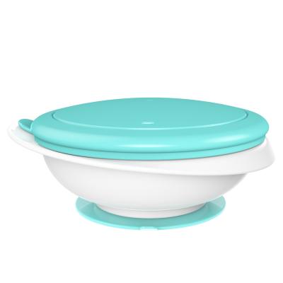 China Custom Eco-Friendly BPA Free Baby Feeding Food Container BPA Free Non-Toxic Spill Proof PP Baby Suction Bowl en venta