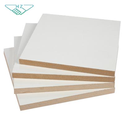 China Best Price Plain MDF Board Moisture Proof White Porcelain Melamine MDF 6mm 12mm for sale