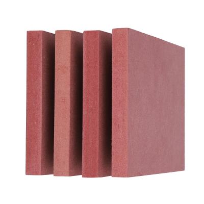 China Modern Red Fireproof MDF Board For Sale Wholesale Medium Density Fiberboard for sale