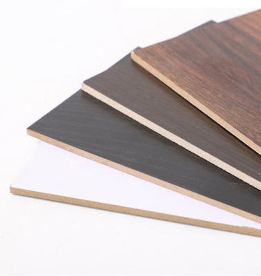 China Moisture Proof High Quality2mm 2.7mm Melamine HDF MDF Single 3mm Raw Laminate Board For Decorative Panel for sale