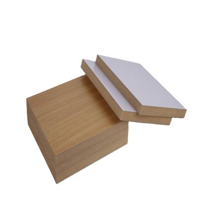 China Modern Embossed MDF Melamine MDF Board 9mm Cheaper Price And Good Quality for sale