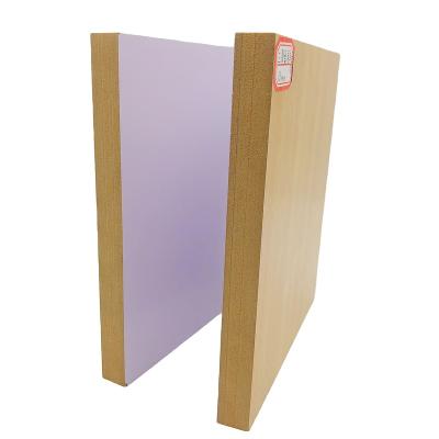 China Traditional Home Furniture 1mm 2mm 3mm Colored Melamine Board MDF Thin Sheet for sale