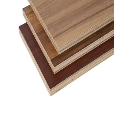 China Contemporary 18mm Furniture Use Cheap Price Melamine Plywood For Decoration for sale