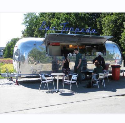 China Mobile Bakery Airstream Trailer Kitchen Food Truck Food Trailer for sale