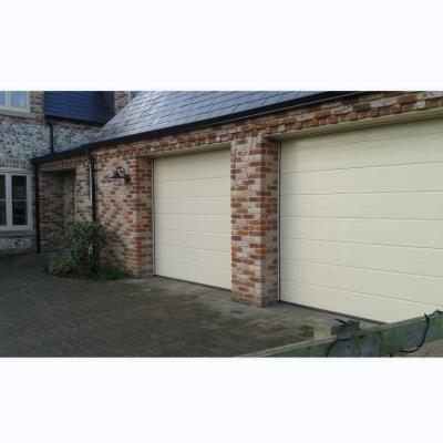 China Modern Overhead Torsion Spring Garage 9x8 Remote Control Sectional Door For Home for sale