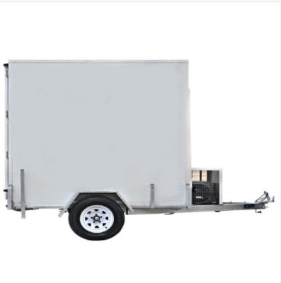 China Europe high quality mobile small fish food industry refrigerated cold room trailer for sale for sale