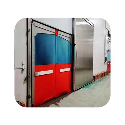 China Waterproof PVC Flexible Door Supermarket Swing Anti-Collision Traffic Door for sale