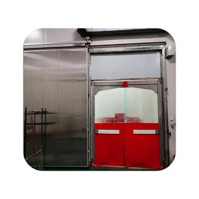 China Waterproof Flexible Plastic Double Swing Door For Commercial for sale