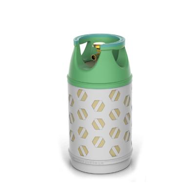 China Professional LPG Supply Sales 18L Composite Material Liquefied Petroleum Gas (Lpg) Gas Cylinder for sale