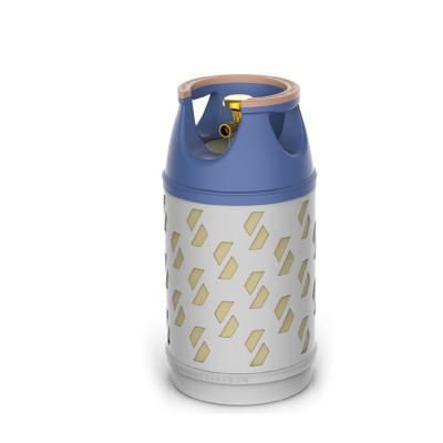 China China LPG Supplier 23.9L Composite Material Liquefied Petroleum Gas (Lpg) Gas Cylinder for sale