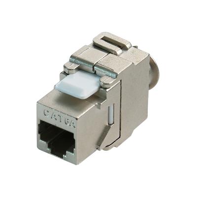 China PC Israel Market Shielded Cat 6A Keystone Jack - Metal - Network Keystone Jack - Cat5/5e/6/6ACompatible Cat6A - Cat6A 110 Crown for sale