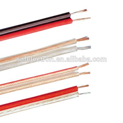 China 10AWG/12AWG/14AWG/16AWG Speaker Wire Speaker Wire Transparent Speaker Cable (Copper, CCA, CCS) for sale