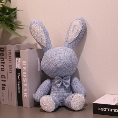 China Eco-Friendly Material Wholesale New Arrivals Hot Comfortable Amazon Easter Rabbit PP Cotton Leather Leather Toy Animal Bunny Toy Rabbit Doll for sale