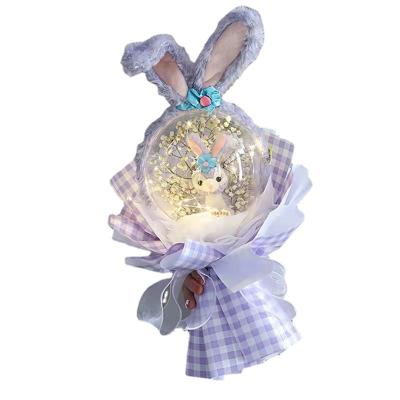 China Natural Touch Gypsophila Star Delu Bobo Ball Dry Flower Bouquet Ornaments Preserved Dry Flower Bouquet for sale