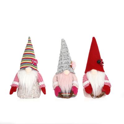 China Doll faceless dolls new durable European and American style woolen elderly Christmas decorations for sale