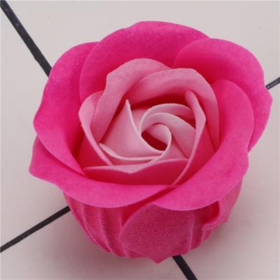 China Wholesale Artificial Flower Rose Flower For Wedding Party Decoration Large Colorful Soap Artificial Flower Heads Decoration for sale