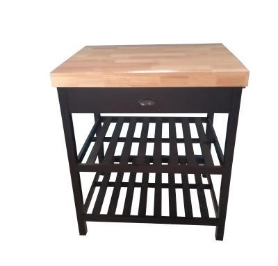 China PANEL Wood Food Cart Morden Kitchen Cart With Storage Serving Cart for sale