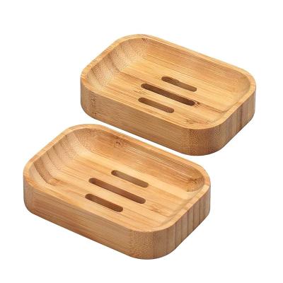 China Modern Bamboo Wooden Soap Dish, Bar Soap Holder, Soap Tray for Shower Bathroom, Kitchen for sale