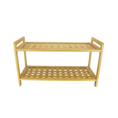 China Multifunctional Hot-selling Handmade Bamboo Shoes Storage Shelf Rack High Quality for sale