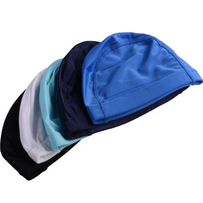 China Comfortable Various Color Swim Cap Spandex Swim Cap Nylon Fabric Swim Cap With Logo Customized for sale