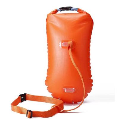 China Inflatable Storage Swim Buoy for Swim Event Triathlon Return Buoy Rescue Bag AC-SB001 for sale