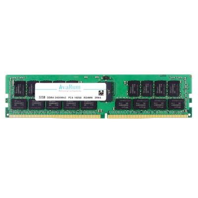 China Desktop server AvaRum ddr4 2400mhz 32gb RDIMM PC4-19200 2Rx4 reg memoria ram for sale