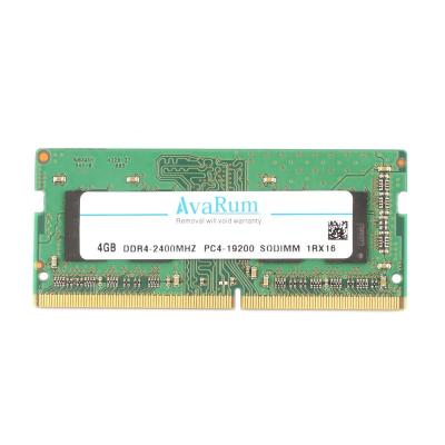 China LAPTOP AvaRum ddr4 2400mhz laptop 4gb SODIMM PC4-19200 1Rx16 memoria RAM for sale