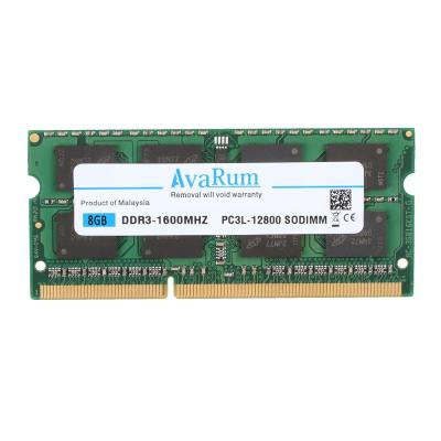 China Non Amortized Laptop Ram Memory of CCE AvaRumRam DDR3 8gb 1600MHZ RAM 204pins PC3L-12800 SODIMM for sale